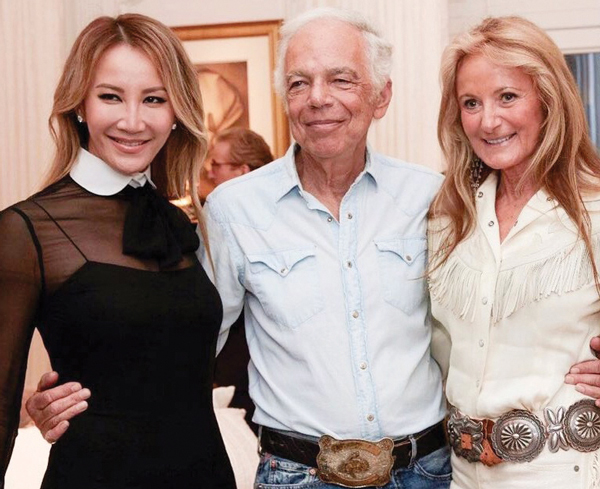 CoCo Lee meeting Ralph Lauren and his wife Ricky